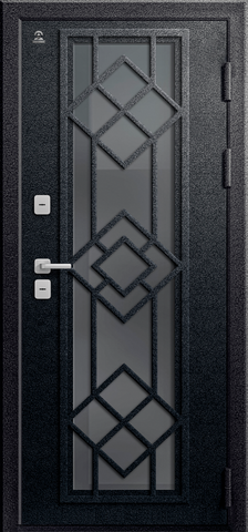 Термодверь входная Центурион Т-21 (2025), 2 замка, 1,2 мм металл, (черный муар+белый ясень софт) #2