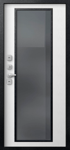 Термодверь входная Центурион Т-21 (2025), 2 замка, 1,2 мм металл, (черный муар+белый ясень софт) #3