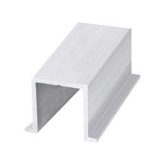 Направляющая для раздвижных дверей нижняя Пунто Soft LINE 45/55/1000 track (1 м) (гарантия - 5 лет)