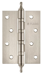 Петля врезная универсальная с колпачком Фуаро IN4400UA-BL SN (4BB/A/BL 100x75x2,5) блистер, цвет никель матовый (гарантия - 12 месяцев)