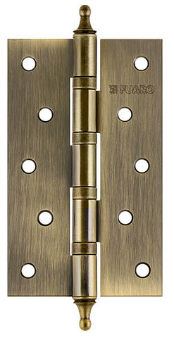 Петля врезная универсальная с колпачком Фуаро IN5400UA-BL AB (4BB/A/BL 125x75x2,5) блистер, цвет бронза (гарантия - 2 года)