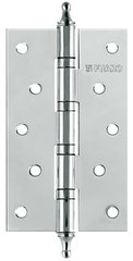 Петля врезная универсальная с колпачком Фуаро IN5400UA-BL CP (4BB/A/BL 125x75x2,5) блистер, цвет хром (гарантия - 12 месяцев)