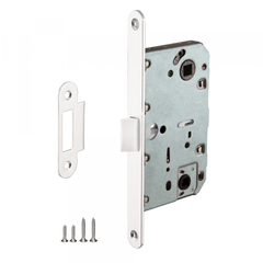 Замок с пластиковым язычком Пунто PL96WC-50 WH, цвет белый (гарантия - 12 месяцев)