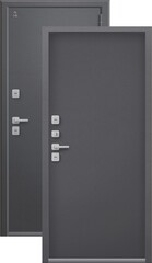 Термодверь входная Центурион Т-5 (2026), 2 замка, 1,4 мм металл, (серый букле+серый букле)