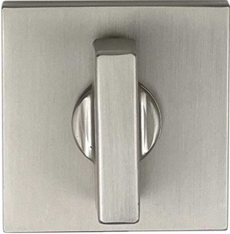 Комплект фурнитуры сантехнический SET 524-03 slim 2070PL 4BB MSN (ручка Пуэрто, защелка с/у Ренц, завертка Пуэрто, петли Ренц), цвет никель супер матовый (гарантия - 8 лет на ручку, 12 месяцев на остальную фурнитуру) #3