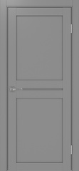 Дверь межкомнатная Оптима Порте Турин 520.111, цвет серый, экошпон, глухая