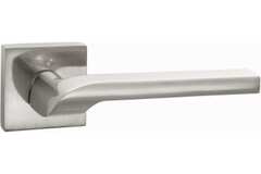 Ручка квадрат Пуэрто INAL 535-03 SN, цвет никель матовый, алюминий (гарантия - 8 лет)