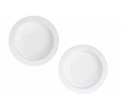 Ручка круг для раздвижных дверей Ренц INSDH 603 W (цена за комплект), цвет белый (гарантия - 10 лет)