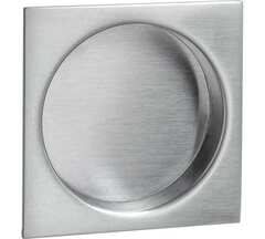 Ручка квадрат для раздвижных дверей Ренц INSDH 604 SN (цена за комплект), цвет никель матовый (гарантия - 10 лет)