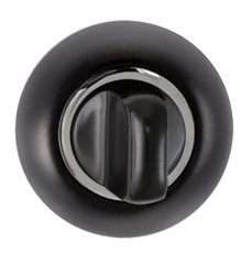 Завертка круг Пуэрто INBK AL 08 B/CP, цвет черный/хром к ручкам INAL 519-08 B/CP, INAL 551-08 B/CP, INAL 518-08 B/CP, INAL 550-08 B/CP (гарантия - 12 месяцев)