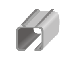 Направляющая для раздвижных дверей верхняя 2 метра L-2 (гарантия - 1 месяц)