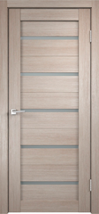 Дверь межкомнатная Велдорис Дуплекс, цвет капучино, экошпон, стекло мателюкс