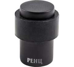 Ограничитель дверной напольный Ренц INDS 34 Black/Black, цвет черный/черный (гарантия - 12 месяцев)