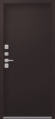 Термодверь входная Центурион Т-5 (2026), 2 замка, 1,4 мм металл, (шоколад букле+шоколад букле) #3