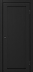 Дверь межкомнатная Оптима Порте Турин 522.111 АПП молдинг SB, цвет антрацит, экошпон, глухая