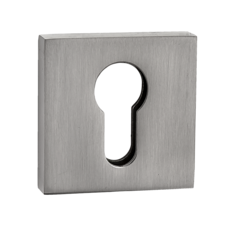 Накладка квадрат на цилиндр Пуэрто INET AL 03 SN, цвет никель матовый (гарантия - 12 месяцев)