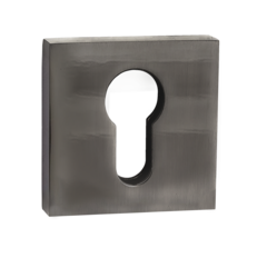 Накладка квадрат на цилиндр Пуэрто INET AL 03 BN, цвет никель черный (гарантия - 12 месяцев)