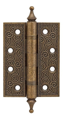 Петля врезная универсальная Армадилло Castillo CL 500-A4 102x76x3,5 OB, цвет бронза античная (гарантия - 5 лет)