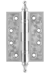 Петля врезная универсальная Армадилло Castillo CL 500-A4 102x76x3,5 SILVER-925, цвет серебро 925 (гарантия - 5 лет)