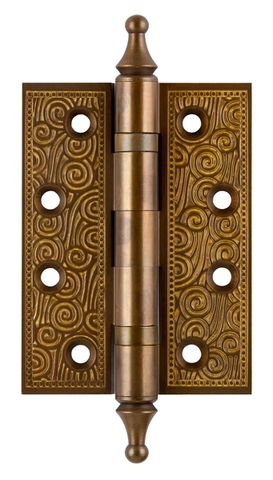 Петля врезная универсальная Армадилло Castillo CL 500-A4 102x76x3,5 BB-17, цвет бронза коричневая (гарантия - 5 лет)