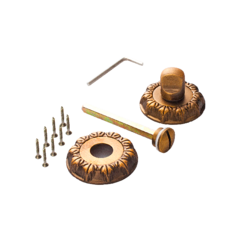 Завертка круг Ренц INBK 10 CF, цвет кофе к ручкам Фабриано, Глория INDH 61-10 CF (гарантия - 12 месяцев)