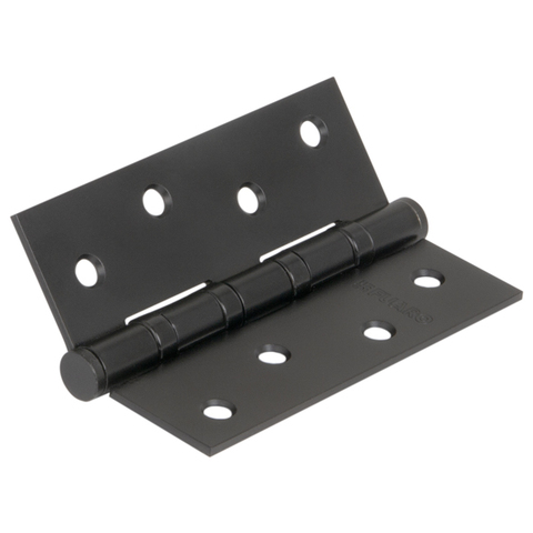 Петля универсальная Фуаро IN4400U BL (4BB 100x75x2,5), цвет черный матовый (гарантия - 2 года)