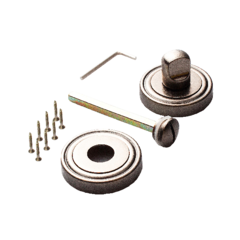 Завертка круг Ренц INBK 16 SL, цвет серебро античное (гарантия - 12 месяцев)