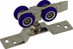 Комплект роликов для раздвижных дверей с двумя доводчиками Ренц INDR 05 double soft (гарантия - 12 месяцев)