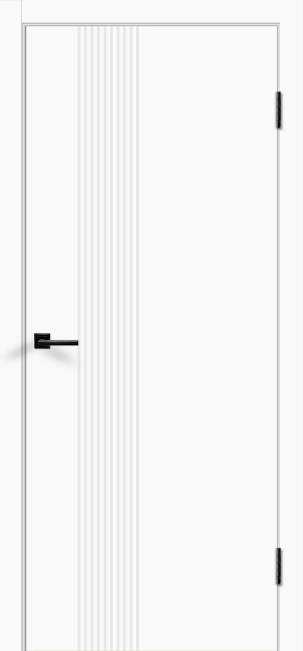 Дверь межкомнатная Велдорис Сканди 3D 1, цвет белый, эмаль, глухая