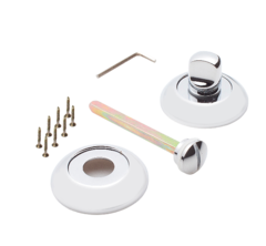 Завертка круг Ренц INBK 08 CP, цвет хром (гарантия - 12 месяцев)