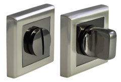 Завертка квадрат Морелли MH-WC-SSN/BN, цвет никель белый/никель черный ЦАМ - (сплав, содержащий цинк, алюминий и медь) + многослойное гальваническое покрытие к ручкам MH-21SN/BN-S, MH-28SN/BN-S, MH-35SN/BN-S, MH-37SN/BN-S, MH-38SN/BN-S (гарантия - 12 месяцев)