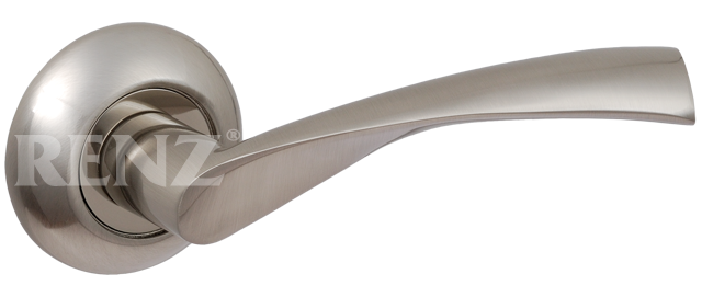 Ручка круг Ренц Парма DH (N) 10-08 SN, цвет никель матовый, ЦАМ (гарантия - 10 лет)