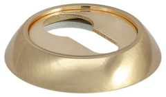 Накладка круг на цилиндр Морелли MH-KHSG/GP, цвет золото матовое/золото (гарантия - 12 месяцев)