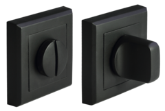 Завертка квадрат Морелли MH-WC-SBL, цвет черный ЦАМ - (сплав, содержащий цинк, алюминий и медь) + многослойное гальваническое покрытие к ручкам MH-28BL-S, MH-35BL-S (гарантия - 12 месяцев)