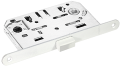 Замок сантехнический магнитный Морелли M1895W, цвет белый сталь + многослойное гальваническое покрытие (гарантия - 12 месяцев)