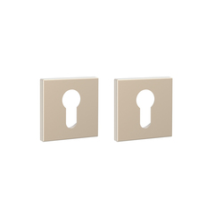 Накладка квадрат на цилиндр Пунто ET.K.ARC.Q52 (ET ARC) SN-3, цвет никель матовый (гарантия - 12 месяцев)