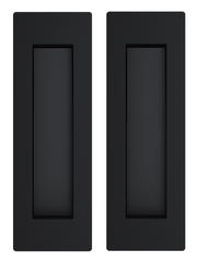 Ручка квадрат для раздвижных дверей Армадилло SH.URB153.010 (SH010 URB) BL-26 (цена за комплект), цвет черный (гарантия - 5 лет)