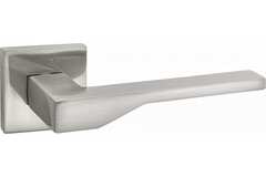 Ручка квадрат Пуэрто INAL 537-03 SN, цвет никель матовый, алюминий (гарантия - 8 лет)