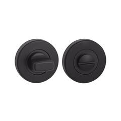 Завертка круг Пунто LM/AN BK6.R.H50.015 BL-24, цвет черный к ручкам LM/AN R.H50.015 BL-24 (гарантия - 12 месяцев)