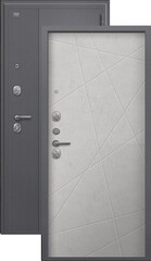 Дверь входная Сезам А-03 (2026), 2 замка, 1 мм металл, (серый букле+светлый бетон)