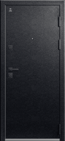 Теплая дверь входная Центурион С-106 (2026), 2 замка, 2 мм металл, (черный муар+белый кашемир) #2