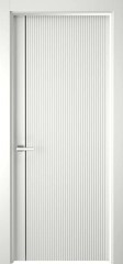 Дверь межкомнатная Двери регионов Лайн-1, цвет белая эмаль рал 9003, эмаль, глухая