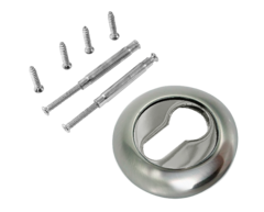 Накладка круг на цилиндр Ренц INET 08 CP, цвет хром (гарантия - 12 месяцев)