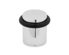 Ограничитель дверной напольный Ренц INDS 33 CP, цвет хром блестящий (гарантия - 12 месяцев)