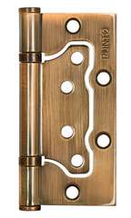 Петля стальная накладная Пунто 200-2B 100x2,5 CFB, цвет кофе глянец (гарантия - 1 месяц)