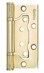 Петля стальная накладная Пунто 200-2B 100x2,5 PB, цвет латунь (гарантия - 1 месяц)