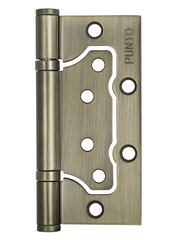 Петля стальная накладная Пунто 200-2B 100x2,5 WAB, цвет бронза матовая (гарантия - 1 месяц)