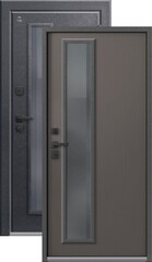Термодверь входная Центурион Т-10 (2026), 2 замка, 2 мм металл, (антрацит муар+пепельный ясень)