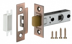 Защелка врезная пластик Фуаро PLASTIC P12-45-25 AC, цвет медь (гарантия - 12 месяцев)