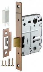 Замок врезной пластик Фуаро PLASTIC P72-50 AC, цвет медь (гарантия - 12 месяцев)